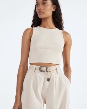 Cinto de cowboy com detalhes em strass